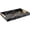 Black Marble/Gold, variant on White Glossy Crocodile Faux Leather Serving Tray With Handles, Multi-Use Decorative Organizer