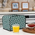 thumbnail image 6 of Kdxio Daisies Flowers Print Toaster Cover Bread Machine Cover Fits for Most Standard 2 Slice Toasters,Keep Toaster Free From Dust And Fingerprint Oven Dustproof Cover, 6 of 7