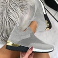 thumbnail image 2 of RYDCOT Sandals Stretch Cloth Large Size Women's Summer Comfortable Casual Sports Shoes Gray 38, 2 of 3