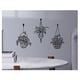 thumbnail image 4 of Nvzi-a - Decoración de pared de metal para sala de estar, decoración del hogar, siluetas (negro), 4 of 4