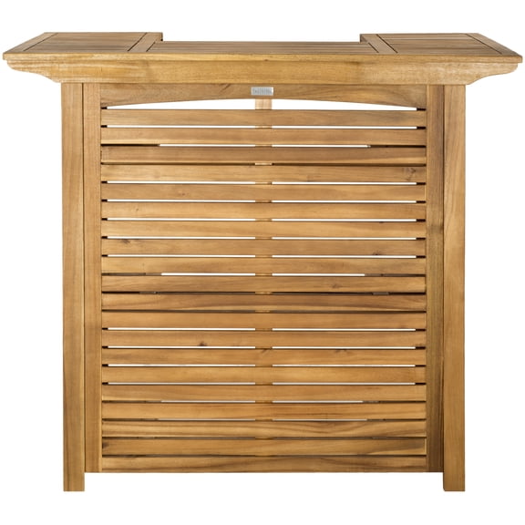 SAFAVIEH Monterey Outdoor Patio Bar Table, Natural