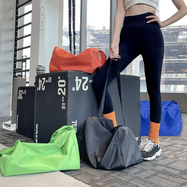 XWSHYW Contenedores de Almacenamiento Bolsa Deportiva de Gran Capacidad, Bolsa de Fitness, Mochila para Mujer, Bolsa de Viaje Cruzada de Alta Gama, Bolsa de Almacenamiento, Bolsa de Yoga de Moda, Bol