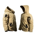 thumbnail image 2 of Men's Fleece Lined SoftShell Jacket Waterproof Winter Coat Ideal for Rain Hiking Snow Ski, 2 of 6