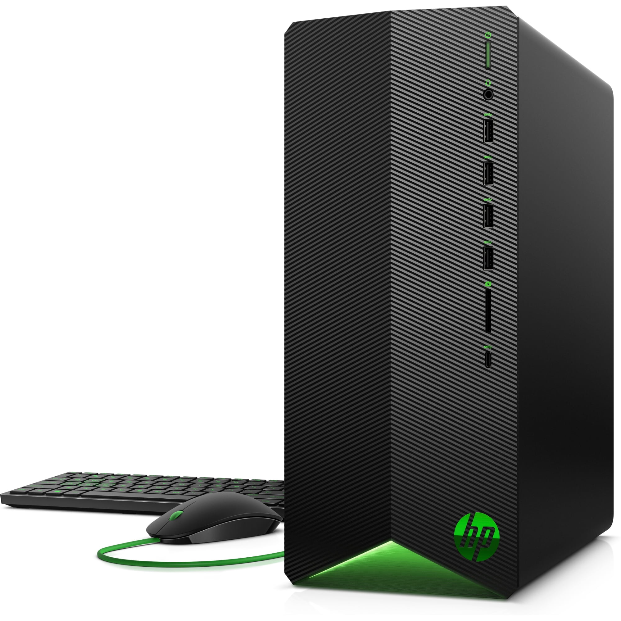 HP Pavilion Gaming Desktop, Intel Core i5-10400F, 8GB(DDR4,1 DIMM), 256GB  NVME SSD M.2, Windows 10, HP Wired KB/Mouse, 3-in-1,NVIDIA GeForce GTX 1650  