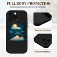 thumbnail image 2 of iPhone 15 Pro Case - Lightweight Yellowing Resistant with Dreamy Night Sky Design Fluffy Clouds & Bright Orange Sun - Perfect Protection for Your Phone, 2 of 6