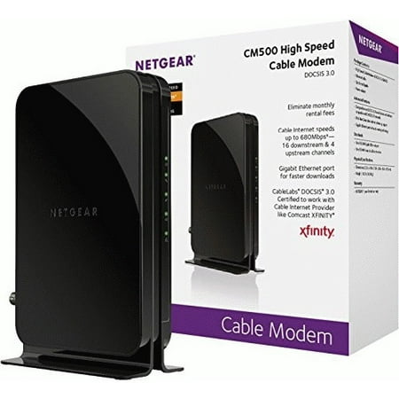 Netgear Certified Refurbished Cm500-100Nar Docsis 3.0 Cable Modem With 16X4 (Best D3 Cable Modem)