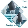 thumbnail image 4 of TEHILA Space Saver 16 Gallon Black Utility Sink with Black Pull-Down Faucet with Pause Mode, 4 of 9