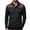 Black, variant on Men Long Sleeve Color Block Textured Yoke Shirt Lapel Collar Four Button Placket Wrinkle Resistant Lightweight Golf Outdoor Daily Pullover Gray L