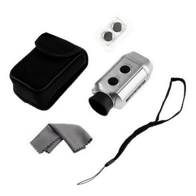 Electronic ranging 7x18 monoculars Golf rangefinder Digital Measuring instrument Portable golf supplies silver