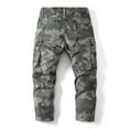 thumbnail image 4 of Virmaxy Men's Hiking Tactical Pants Taper Cargo Pants Long Casual Sport Pants Trousers Running Joggers Sweatpants Jogger Sweatpants Drawstring Outdoor Trousers with Pockets Gray-B L, 4 of 4