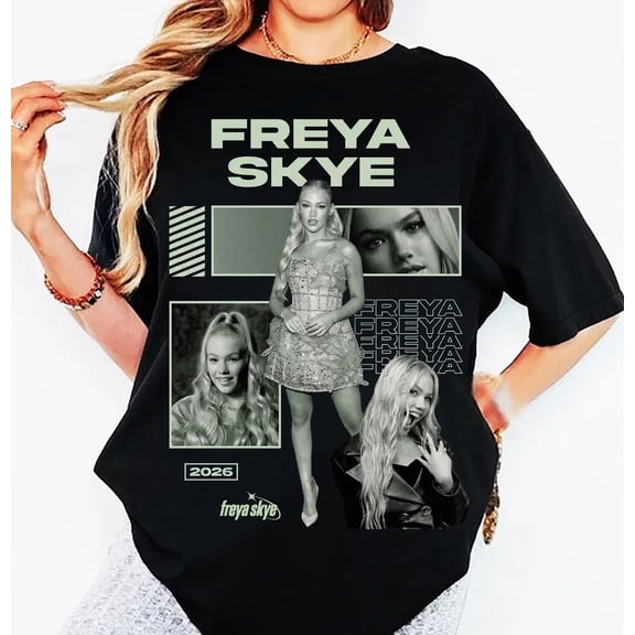 Freya Skye Merch Shirt Vintage Unisex Tops Tee Jersey Outdoor Tee Fashion y2k Top