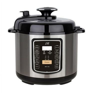 SPT  6.5 qt. Electric Stainless Steel Pressure Cooker with Quick Release