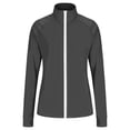 thumbnail image 7 of Maqroz Women's Lightweight Jacket Plus Size Sun Protection High Neck Long Sleeve Full Zip Workout Jacket with Pockets UPF 50+ UV Rash Guard Hiking Shirts Outdoor Gray S, 7 of 7