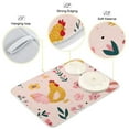 thumbnail image 4 of Chickens Dish Drying Mat Dish Drainer Rack Mats Water Absorbent Non-Slip Easy Clean Heat Resistant for Kitchen Counter, 4 of 8