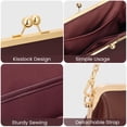 thumbnail image 4 of Bolso de mano CATSEA Kiss Lock bandolera de piel sintética para mujer, 4 of 6