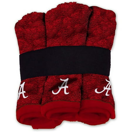 NCAA Alabama Crimson Tide Wash Cloth Set, 6-Pack