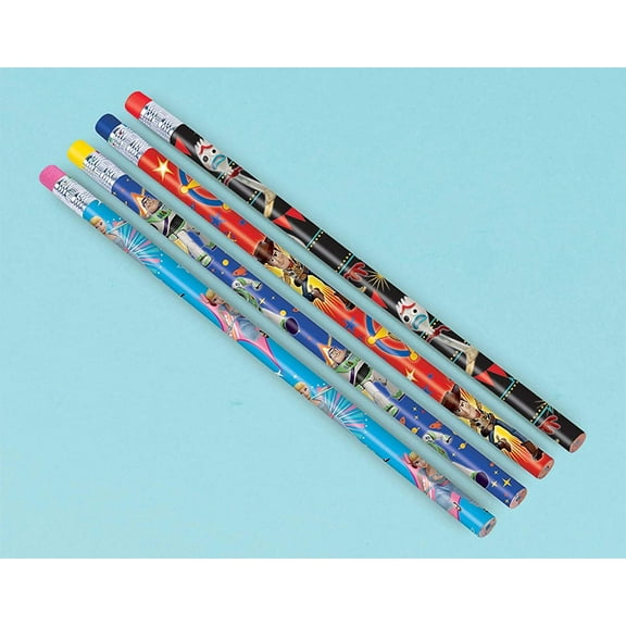 amscan Toy Story 4" Multicolor Party Favor Pencils, 7 3/8", 8 Ct.