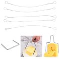 thumbnail image 3 of FYBTOF 5 Pack Silver Cheese Slicer Wire Replacement Stainless Steel Cutting Cut Line Replaceable Spreader Wires Set Splitter Butter for Baking Home Accessories Cheese Knives Specialty Knives-3303, 3 of 5