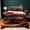 Color7, variant on 3pcs Bedding Duvet Cover Set Demon Anime Slayer Comforter Set Cozy Soft Lightweight Duvet Cover with 2 Pillow Sham