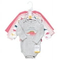 thumbnail image 2 of Hudson Baby Cotton Long-Sleeve Bodysuits, 5-Pack, Newborn- 24 Months, 2 of 7