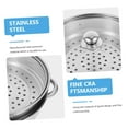 thumbnail image 5 of Fanglonggg Cooking Pot Steam Clothes Steamer Dumpling Steamer Steam Pots For Seafood Soup Stew Pot Korean Ramen Pot Round Household Steamers Stainless Steel Metal Japanese Kitchenware Bowls, 5 of 5