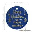 thumbnail image 6 of Inkdotpot Pack Of 50 Real Gold Foil Paper Tags Merry Christmas & Happy Holiday Favor Hang Tags, 6 of 6