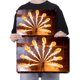 thumbnail image 2 of Chapa Banda Alemana Metal Vintage Barra Pintura Hierro Rectangular 40x30cm, 2 of 9