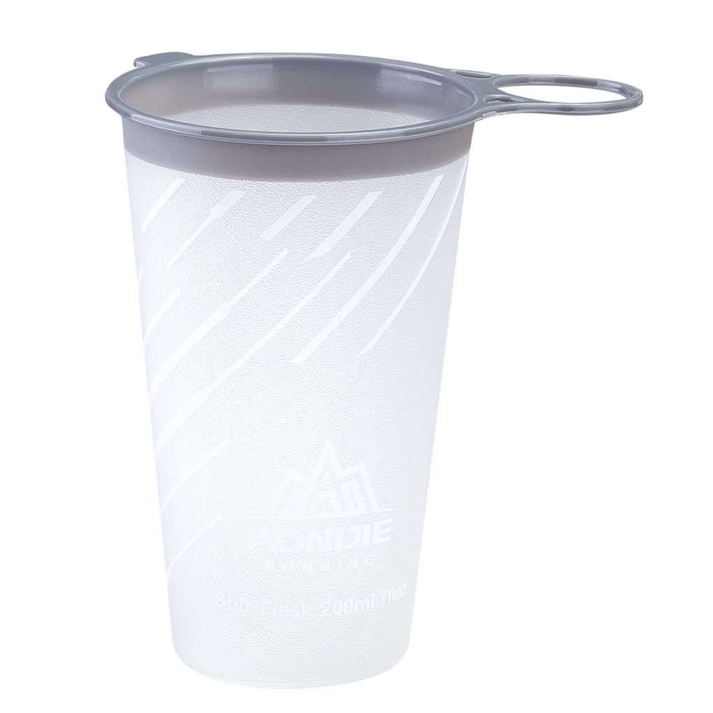 Worallymy 200mL Folding TPU Water Cup for Outdoor Cycling Camping