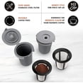 thumbnail image 5 of Filtre Réutilisable pour Cuisinart, Compatible avec Cuisinart SS-RFC HomeBarista Filtre Réutilisable, Gris Foncé (2 Pack), 5 of 5