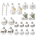 thumbnail image 3 of 20 Pack Christmas Tree Decorations, Realistic Candy Props ,Cane Lollipop Hanging Ornaments, Christmas Balls Hanging Decor for Wreath Window Party Christmas Tree Decorations B Style, 3 of 7
