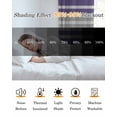 thumbnail image 5 of Purple Stripes Blackout Curtains, Light Blocking Print Window Curtains, Modern Minimalist Horizontal Ombre Lines Thermal Insulated Window Drapes for Living Room Kitchen Cafe 2 Panels, 84"W x 63"L, 5 of 9