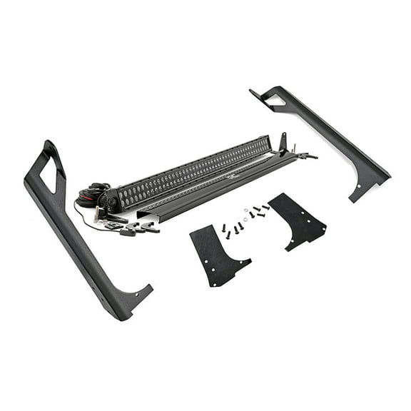 Rough Country 50" LED Upper Windshield Kit for 1997-2006 Wrangler TJ - 70503BL