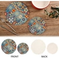 thumbnail image 7 of SKYSONIC Mandala Retro Indian Floral Tribe cs Trivet Pot Holder Potholders for Kitchens 100% Cotton Thread Weave Trivets Kitchen Trivet for Table Countertop Protector Hot Pads Pans Mats, 7 of 7