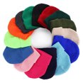 thumbnail image 3 of YAOBAMM Chapeau Uni Hommes Femmes Automne Hiver Bonnet Tricoté Chapeau Uni Sans Bord Rétro Rond Dôme Extérieur chandail-Over Chapeau de Ski Mode Urbaine, 3 of 5
