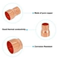 thumbnail image 3 of Copper Reducers 99.9% Pure Copper Reducing Coupling Pressure Fitting Pipe Tube Connector Adapter 9/16" to 1/2" 4, 3 of 5