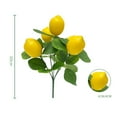 thumbnail image 3 of Artificial Lemon Bunch Spring Green Plant Cuttings Decorative Artificial Lemons, 3 of 8