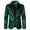 Green, variant on Men's One Button Shiny Sequin Blazers Fashion Dress Suit Jacket Festival Tuxedo Sport Coat for Wedding Party Prom Silver