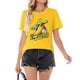 thumbnail image 4 of Camiseta Talovee para Fanáticas del Béisbol Amarilla Talla XL, 4 of 6
