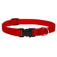 thumbnail image 1 of Collar ajustable LupinePet Basics 3/4 rojo para perros pequeños, 1 of 2