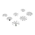 thumbnail image 4 of Recortador de bordes de uñas BuyWeekMX 7 piezas acero inoxidable, 4 of 9