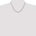 thumbnail image 2 of Real 14kt White Gold 4mm Diamond Cut Rope with Lobster Clasp Chain; 18 inch; for Adults and Teens; for Women and Men, 2 of 5