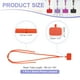 thumbnail image 2 of Lanyard para teléfono inteligente Uxcell, lanyard universal para teléfono celular, correa ajustable para teléfono, lanyard cruzado, parche naranja, 2 of 7