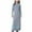 Gray, variant on Huvoen Kids Girls Muslim Islamic Long Dress Long Sleeves Round Neck Colorblock Dress Soft Full Length Robe Burka Arab Maxi Dresses Black 8-9 Years
