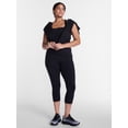 thumbnail image 2 of Avia Women's and Women's Plus SoftSculpt High Rise Capri Leggings, Sizes XS-4X, 2 of 6