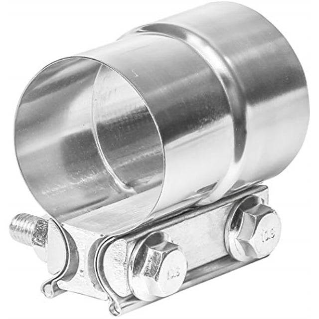 totalflow 2.25" tf-j57 304 stainless steel lap joint exhaust muffler