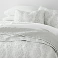 thumbnail image 3 of Ultra Soft Lightweight Quilt Sets in Classic Damask Light Gray for King/Cal-King Bedding by Comfort Canopy, 3 of 16