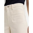 thumbnail image 3 of Free Assembly's Women's and Women's Plus Wide Leg Jeans with Patch Pockets, 30", 32", and 34" Inseams, Sizes 0-28, 3 of 5