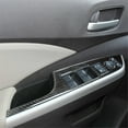 thumbnail image 4 of Real Bright Soft Car Interior Carbon Fiber Sticker Decoration4Pcs Carbon Fiber Interior Door Control Cover For Honda CR-V 2012-16Auto Car Protection Interior Accessories, 4 of 8