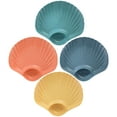 thumbnail image 3 of platos de plástico para salsa de sushi, plato de fruta, plato decorativo para salsa de comida, plato con forma de concha, 3 of 6