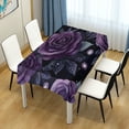 thumbnail image 4 of Yayeee Tablecloths 54" x 54" Rectangle Wrinkle Resistant Party Table Cover, Roses and Pearls, 4 of 8